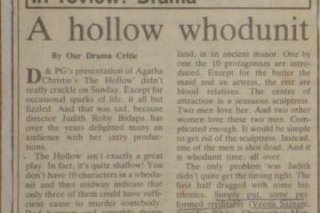 Indian Express review- The hollow