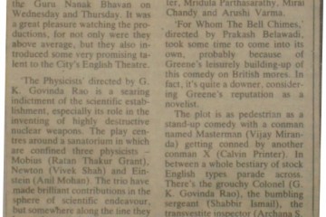 The Physicist – Jan, 1989 review 2