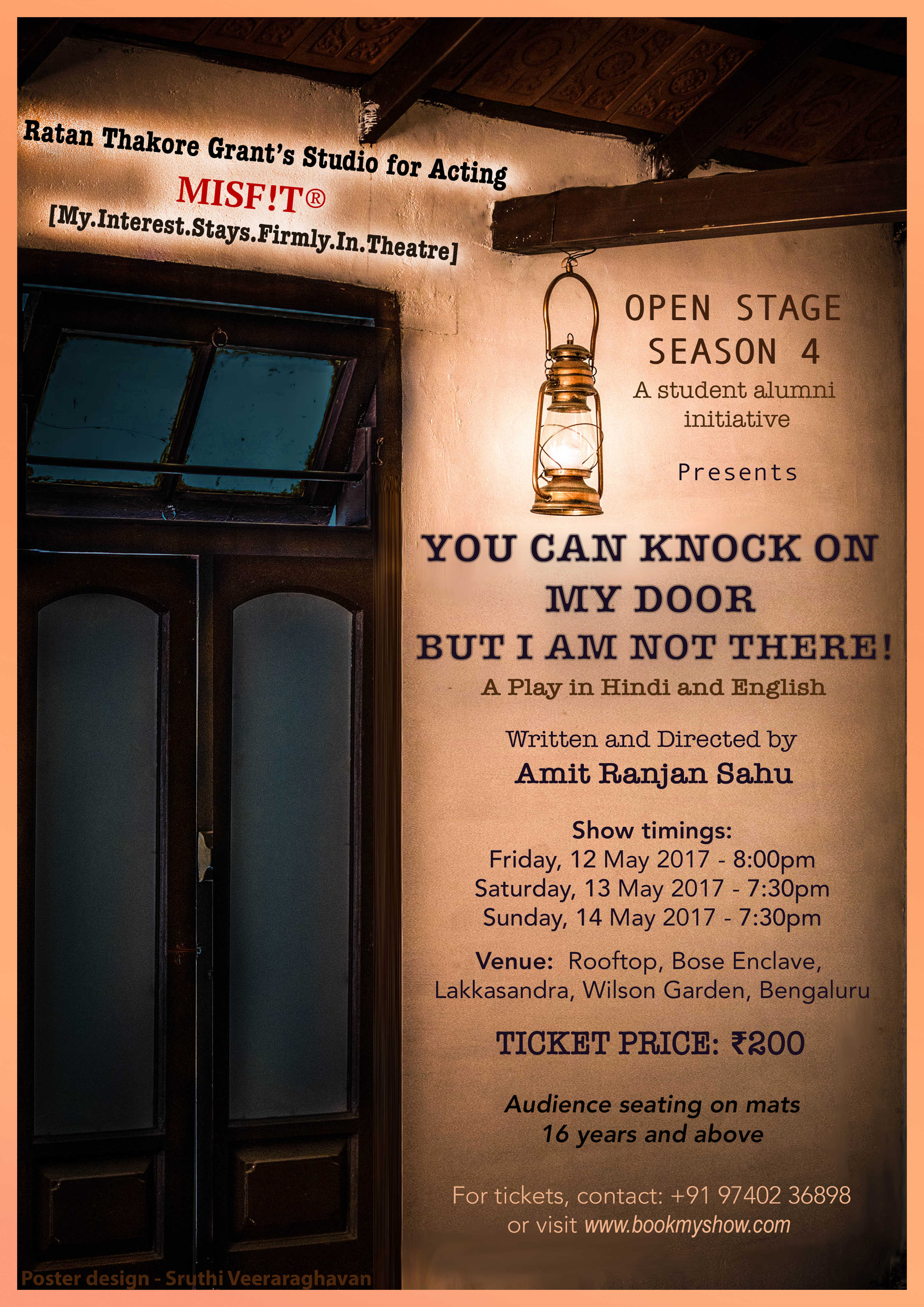 MISF!T Open Stage presents - "You can knock on my door but i am not there"